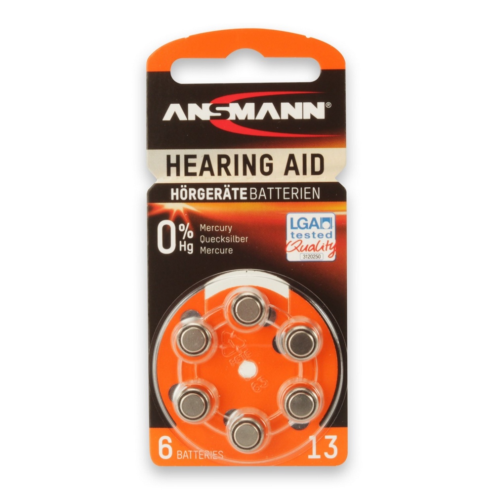 Батарейка для слухового аппарата Ansmann 13
