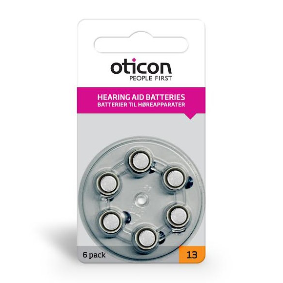 Батарейка для слухового аппарата Oticon 13