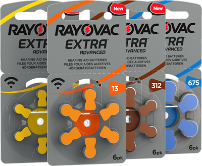 Батарейки Rayova для слуховых аппаратов